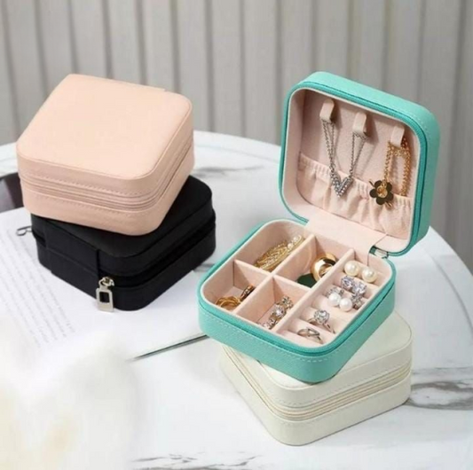 Leather Pocket Jewellery  Box